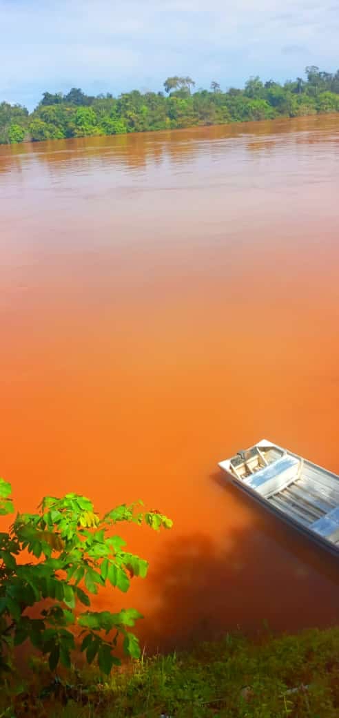 Enchente e contaminação do Rio Mapuera, Povo Waiwai