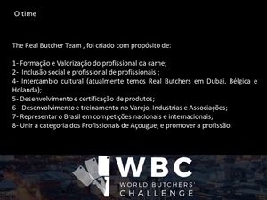 Crowdfunding - Ajude o Time Brasileiro de Acougueiros a ir para o Mundial em Paris 2025