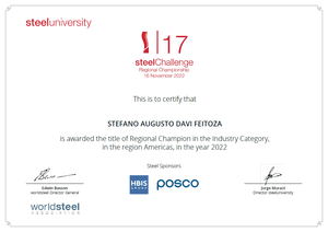 Stefano Feitoza - Apoie e Ajude Engenheiros Metalurgistas Cearenses à Conquistar Mais um Título Mundial para o Brasil!