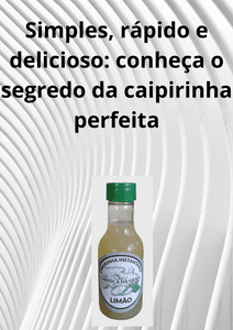 Financiamento Coletivo - Caipirinha Instantânea "Carioca da Gema"