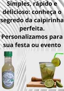 Caipirinha Instantâqnea “Carioca da Gema” - Caipirinha Instantânea "Carioca da Gema"