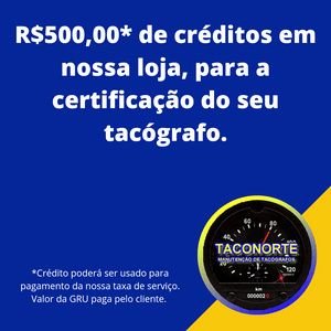 Financiamento Coletivo - Certificação de tacógrafos em João Neiva