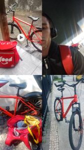 Ajudar entregador que teve bike roubada