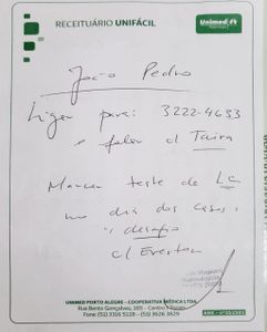 Porto Alegre/RS - Lentes para o João voltar a enxergar