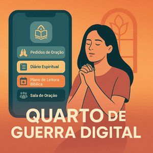 Financiamento Coletivo - ✝ Quarto de Guerra Digital – Um Refúgio Espiritual 24h na Palma da Mão