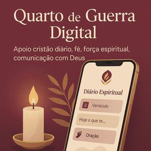 ✝ Quarto de Guerra Digital – Um Refúgio Espiritual 24h na Palma da Mão imagem 6