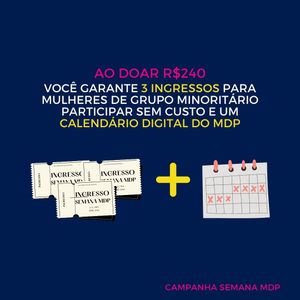 São Paulo/SP - Apoie participação de mais mulheres na Semana Mulheres de Produto