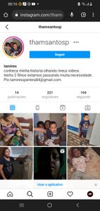 Vaquinha Online - Ajude a Família de Tamires