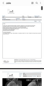 Tratamento da Julie - Tratamento Julie