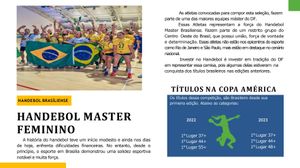 Handebol Master Rumo a Copa América - Handebol Master Feminino RUMO a COPA AMÉRICA