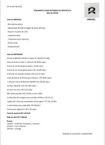 REFORMA OBSTÁCULO WAKEBOARD DO NAGA