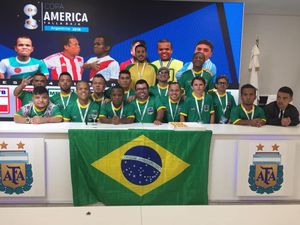 Niterói/RJ - SELEÇÃO BRASA NA COPA AMÉRICA  DE FUTEBOL DE NANISMO - PERU 2022