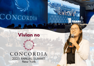 ✦ Vivian no Concordia Annual Summit 2023, em Nova York! ✦