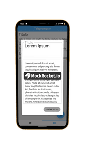 Start Up e Tecnologia - Desenvolvimento do aplicativo móvel: Teleprompter.