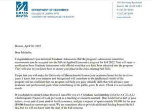 Financiamento Coletivo - APOIE A MICHELLE A FAZER MESTRADO NOS ESTADOS UNIDOS