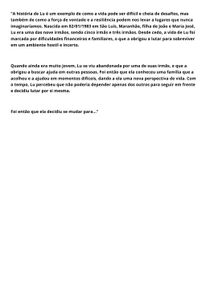 Pré-venda Coletiva - "Da Derrota à Vitória: a incrível história de superação de Lu".