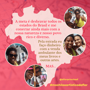 Viagem - Mochilão Artístico da Flor 