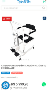 Taboão da Serra/SP - Cadeira de transferência para Emilly ❤️