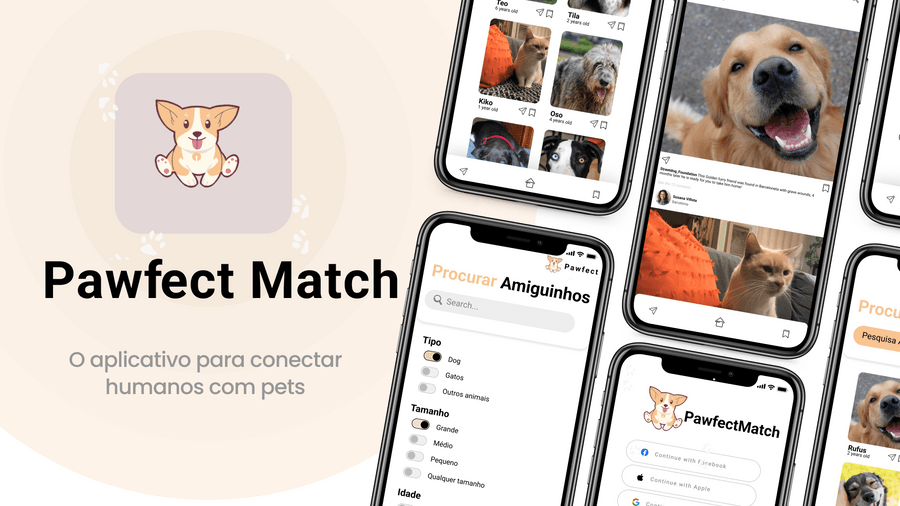 Conheça PawfectMatch - Seu Novo Caminho para Adoção de Animais de Estimação!