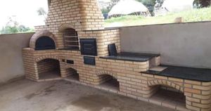 Churrasqueira, Forno para Pizza, Área Gourmet  imagem 8