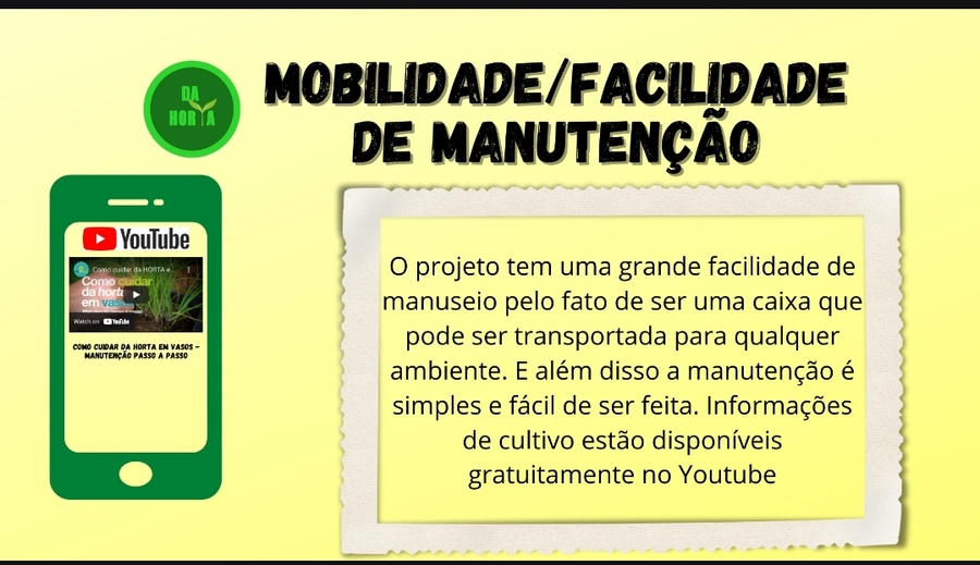 Belo Horizonte/MG - Horta portátil- Projeto de sustentabilidade ambiental nas comunidades
