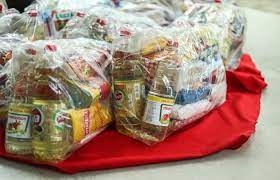 cestas basicas  contra a  fome  - distribuiçao de cestas  basicas comunidades
