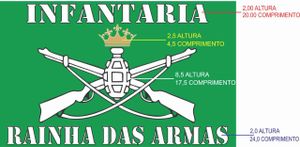 Bandeirão do Curso de Infantaria.