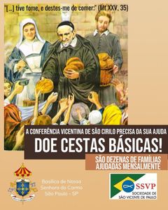 Crowdfunding - Doação: Vicentinos - SSVP Conferência São Cirilo de Alexandria