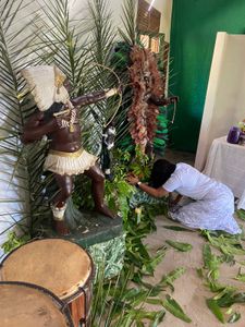 Aldeia Filhos de Tupinambá - Construção do Terreiro