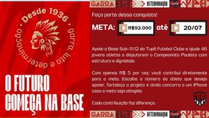 Apoio à Base l Categoria Sub-11/12 l Tupã Futebol Clube