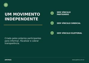 Causas e Comunidade - APETROS – Comunicação profissional a serviço dos participantes