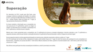 Atleta Krystal Oficial - PROJETO PARA PATROCÍNIO DA ATLETA FABI KRYSTAL