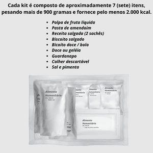 ONGs - Fábrica de alimentação de emergência