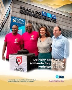 Start Up e Tecnologia - DELIVERY DAS FAVELAS- DAS FAVELAS PARA O MUNDO