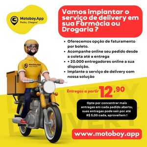 Start Up e Tecnologia - Startup de entregas através de motoboy ! Apoie este projeto, aliás um sonho de um Brasileiro !