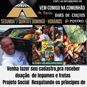 Projeto Social Resgatando os príncipes de lodebar - Ajuda a ajudar alguém 