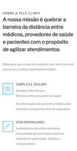 Ferramenta de Telemedicina para clínicas  - Telemedicina para clínicas 