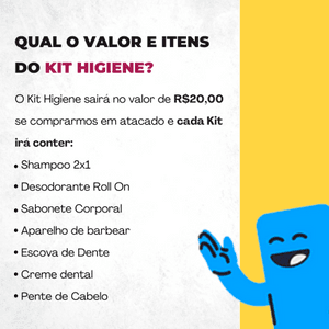 Vaquinha Online - O Instituto Pinheiro conta com você para comprar kits de higiene