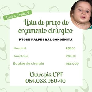 Cirurgia por risco de perder a visão, cirurgia plástica ocular - ptose palpebral congênita imagem 6