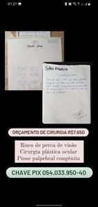 Vaquinha do Emanuel - Ptose palpebral congênita, cirurgia plástica ocular por risco de perca da visão. - Cirurgia por risco de perder a visão, cirurgia plástica ocular - ptose palpebral congênita