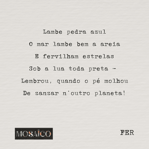 Pré-venda Coletiva - Pré-venda da obra poética Mosaïco 