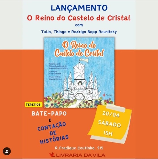 Pré-venda Coletiva - Livro Infantil | O Reino do Castelo de Cristal