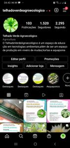 ajude o @telhadoverdeagroecologico 