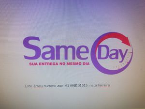 Same  day  sua entrega no mesmo dia 