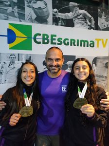 Esgrimistas em Rosário (Campeonato Sul-Americano de Esgrima, Setembro 2024)