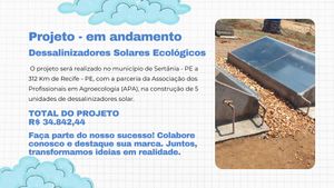 Dessalinizadores Solares Ecológicos
