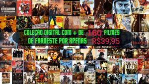 Coleção digital com msis de 160 filmes de faroeste por apenas R$39,95