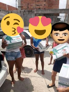 Ajude a monta cestas basicas pra doar 