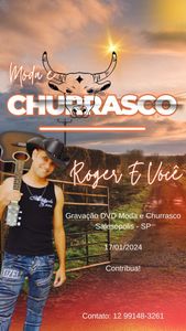 Roger no DVD Moda e Churrasco