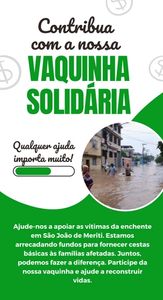Arrecadamento social pra moradores q perdeu tudo na enchente 